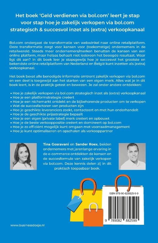Achterkant van Geld verdienen via bol.com