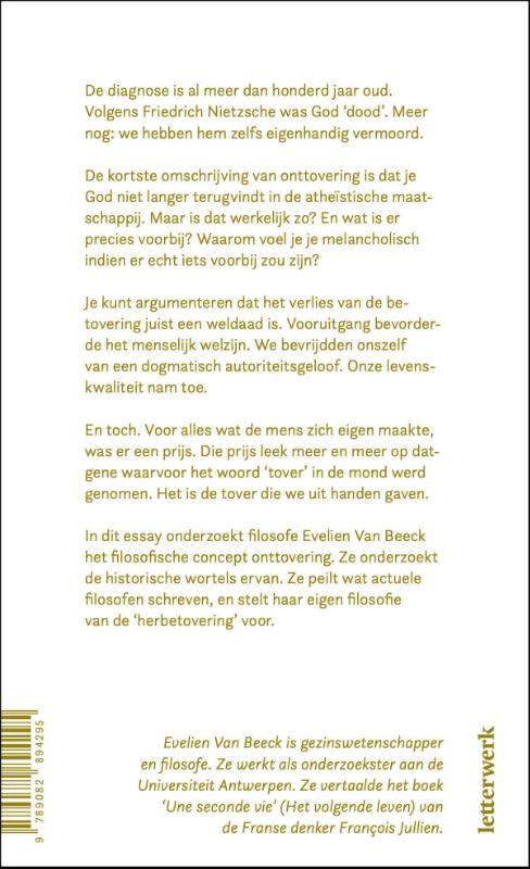 Achterkant van Als je de muziek niet hoort