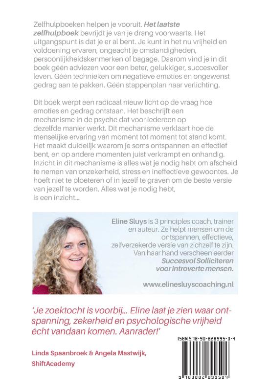 Achterkant van Het laatste zelfhulpboek