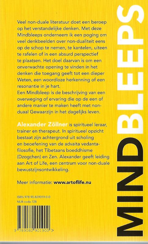 Achterkant van Mindbleeps