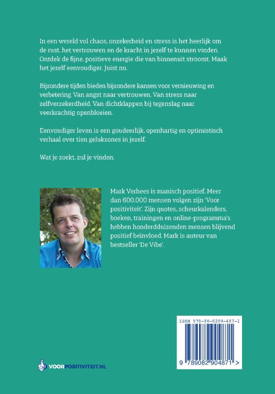 Achterkant van Eenvoudiger leven