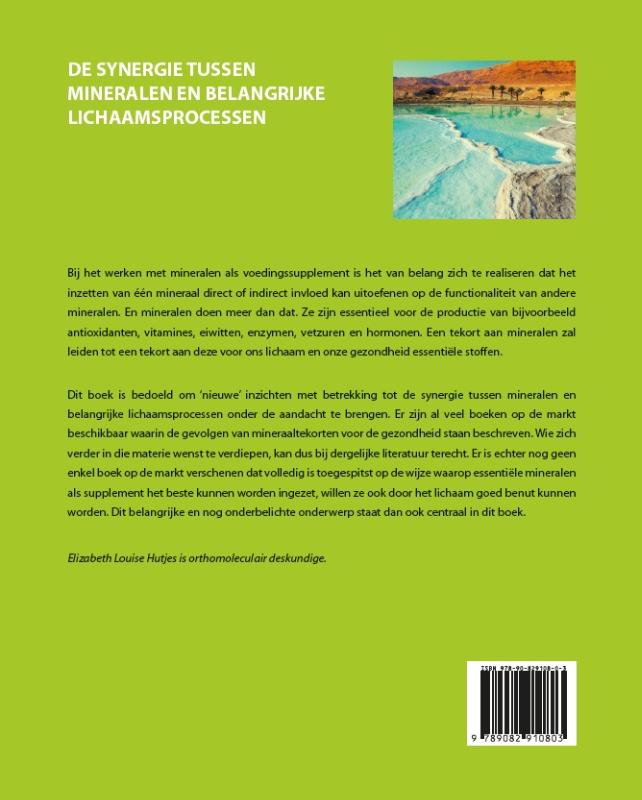 Achterkant van De synergie tussen mineralen en belangrijke lichaamsprocessen