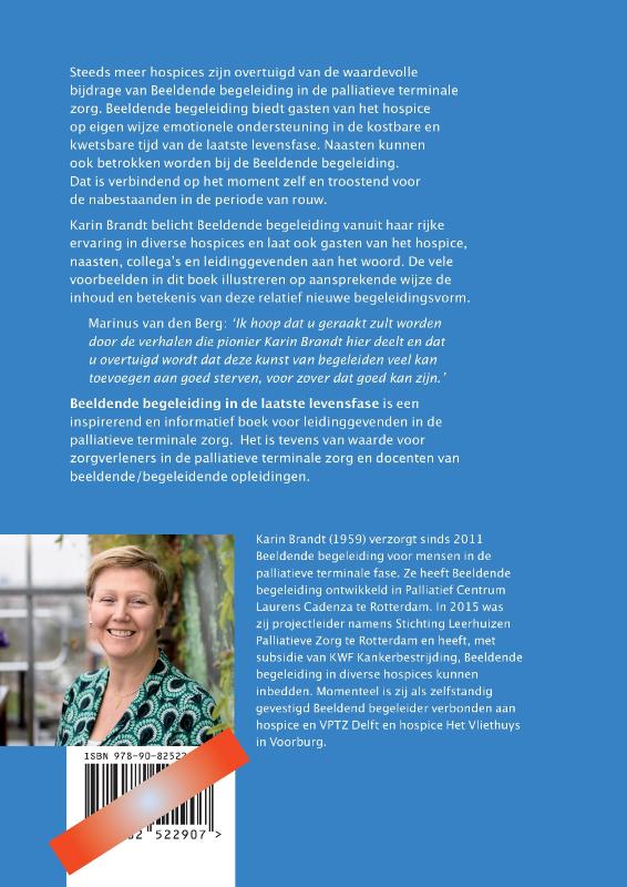 Achterkant van Beeldende begeleiding in de laatste levensfase