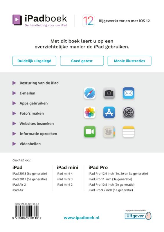 Achterkant van iPadboek