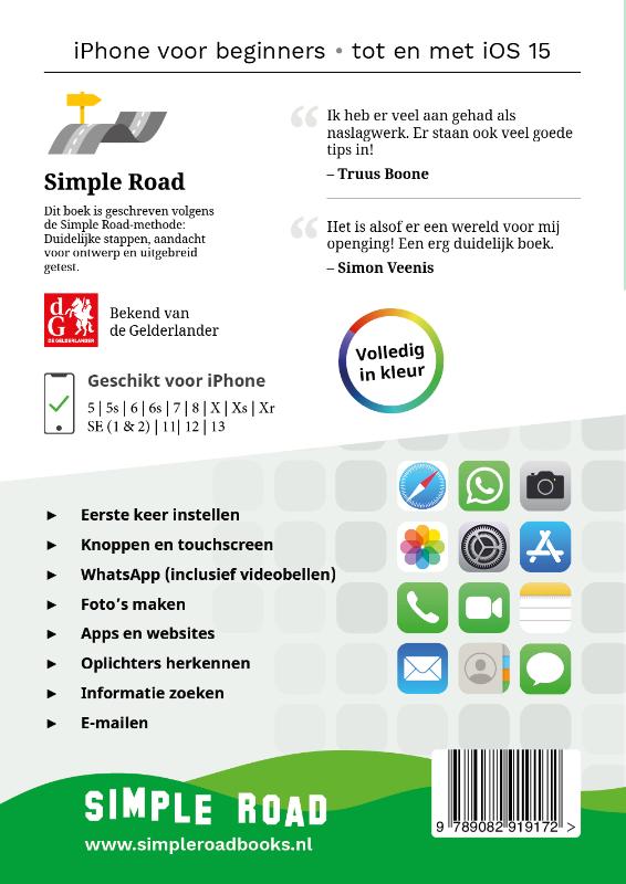 Achterkant van iPhone voor beginners