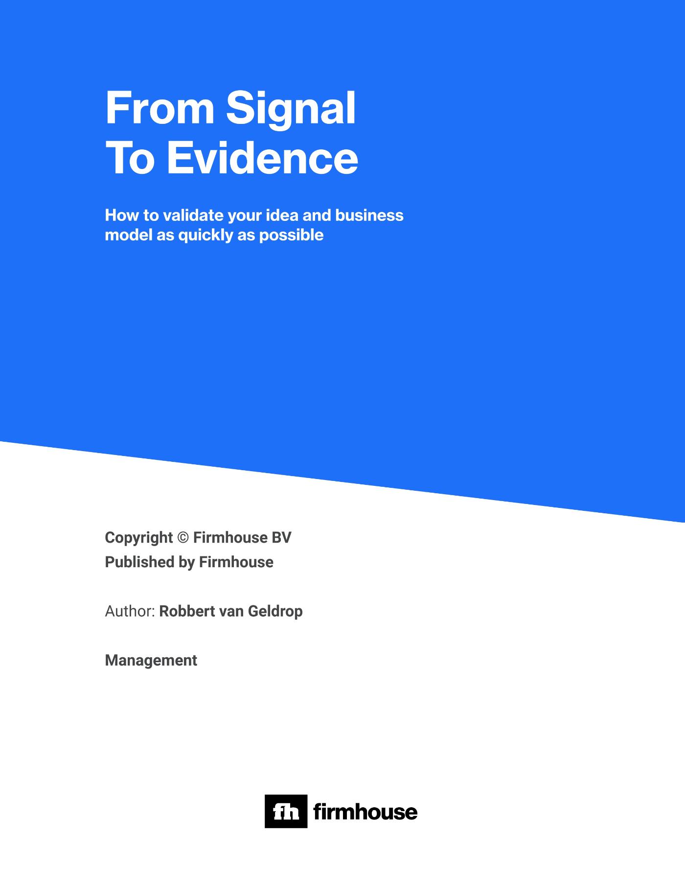 Achterkant van From Signal To Evidence