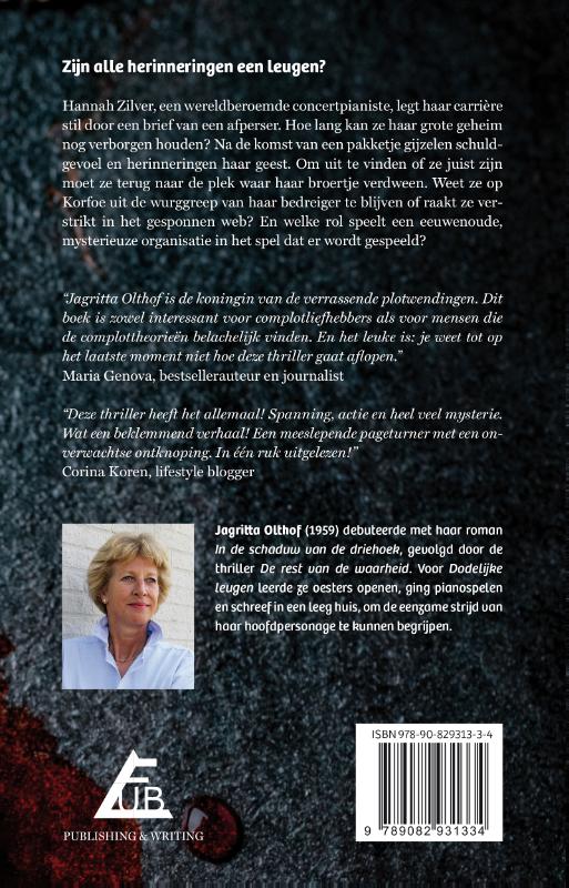 Achterkant van DODELIJKE LEUGEN