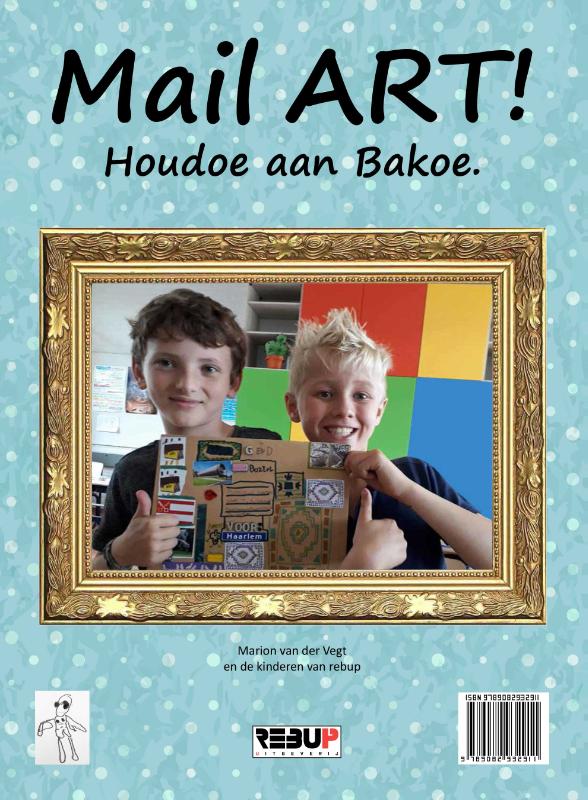 Achterkant van Mail Art!