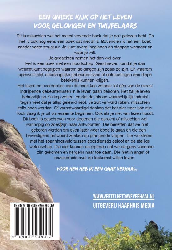 Achterkant van Het gave verhaal