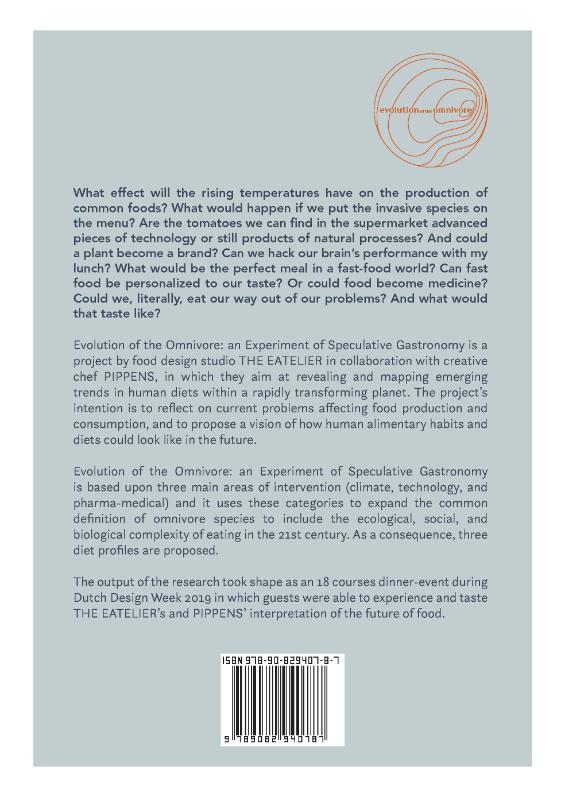 Achterkant van Evolution of the Omnivore