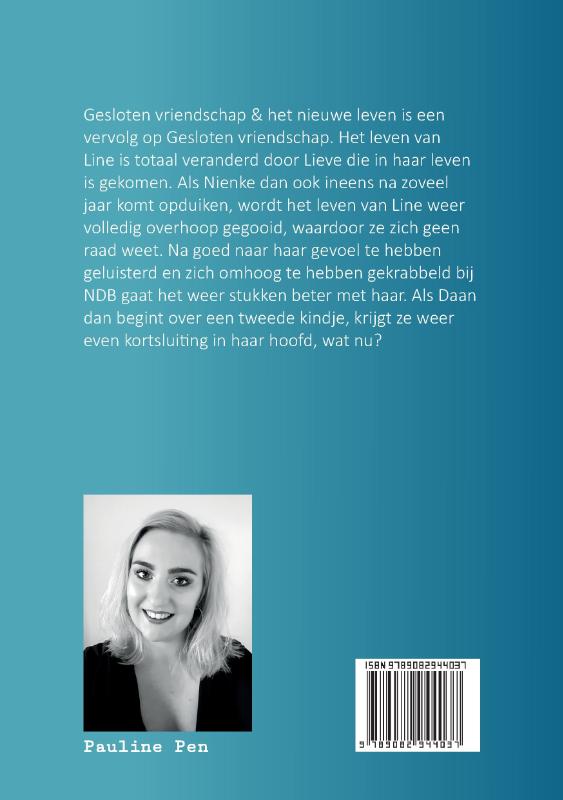 Achterkant van Gesloten vriendschap