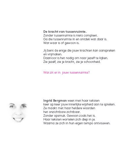Achterkant van Tussenruimte
