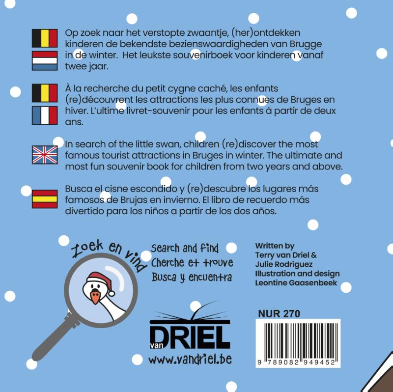 Achterkant van Het zwaantje van Brugge