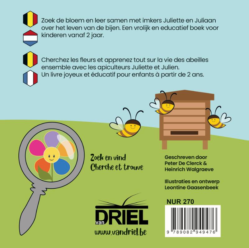 Achterkant van De bijtjes van Juliette en Juliaan