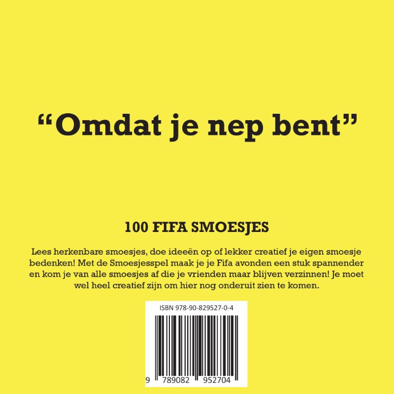 Achterkant van 100 Fifa Smoesjes boek