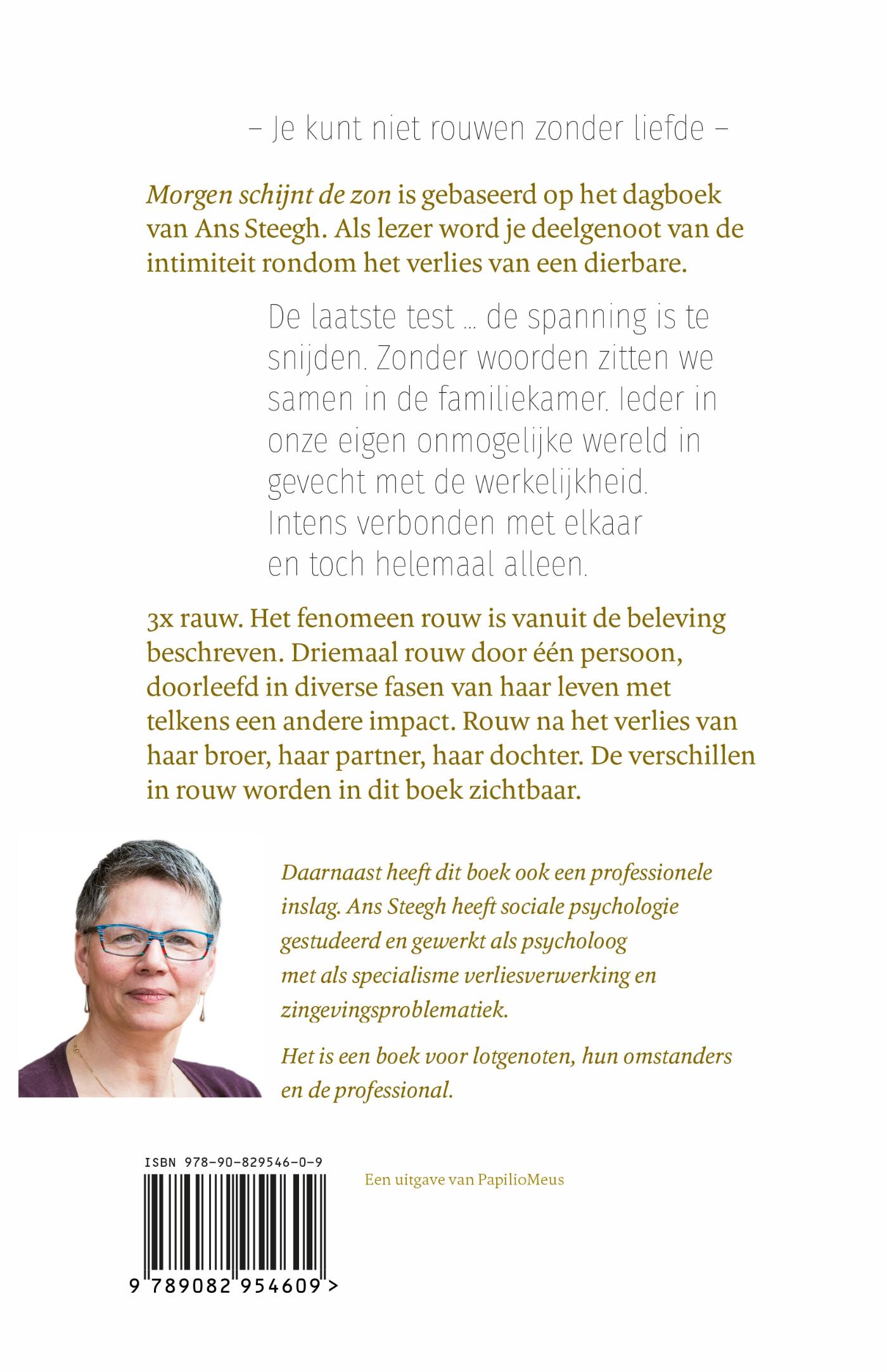 Achterkant van Morgen schijnt de zon