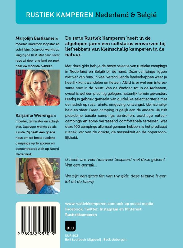 Achterkant van Rustiek Kamperen in