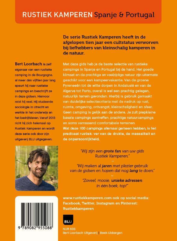 Achterkant van Rustiek Kamperen in Spanje en Portugal