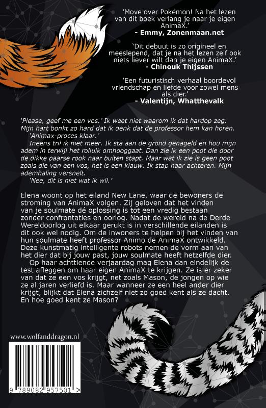 Achterkant van AnimaX