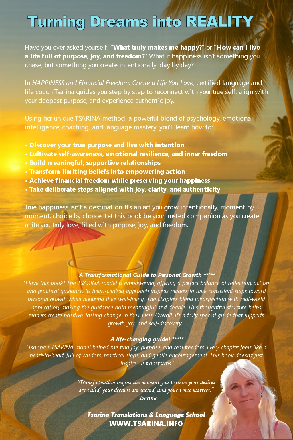 Achterkant van HAPPINESS & FINANCIAL FREEDOM