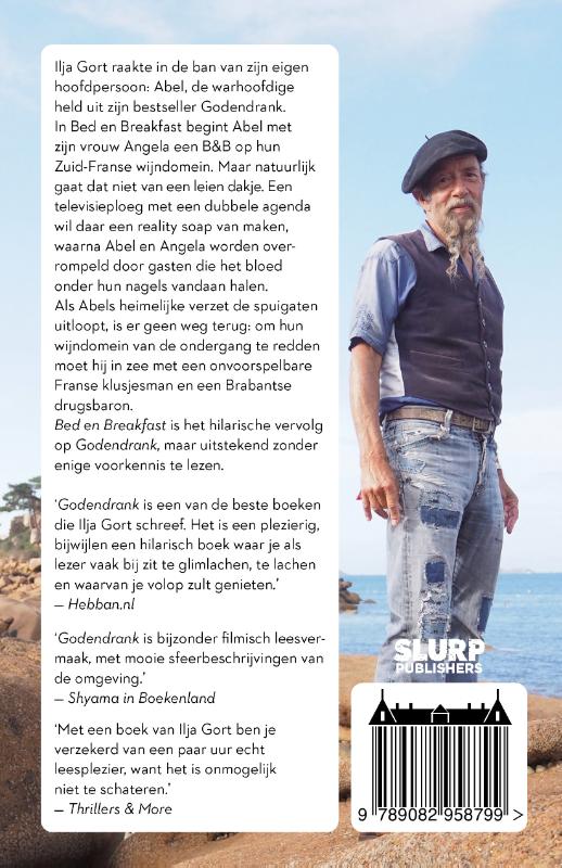 Achterkant van Bed en breakfast: roman
