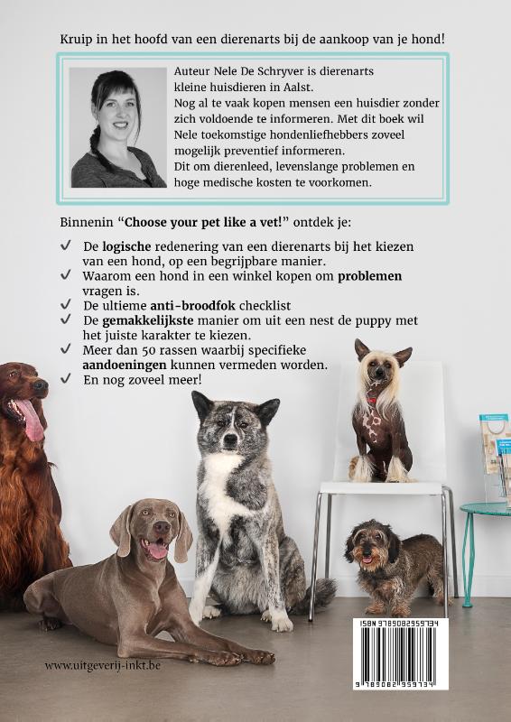 Achterkant van Choose your pet like a vet