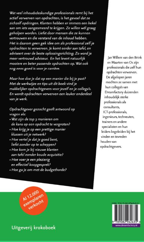 Achterkant van Opdrachtgever gezocht