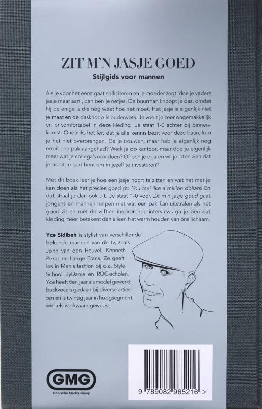 Achterkant van Zit m'n jasje goed