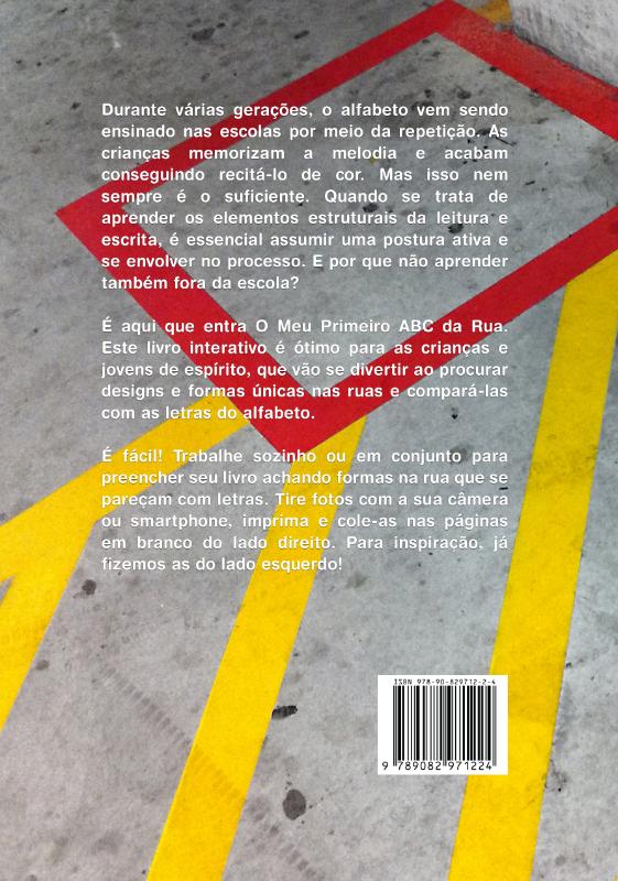 Achterkant van O Meu Primeiro ABC da Rua