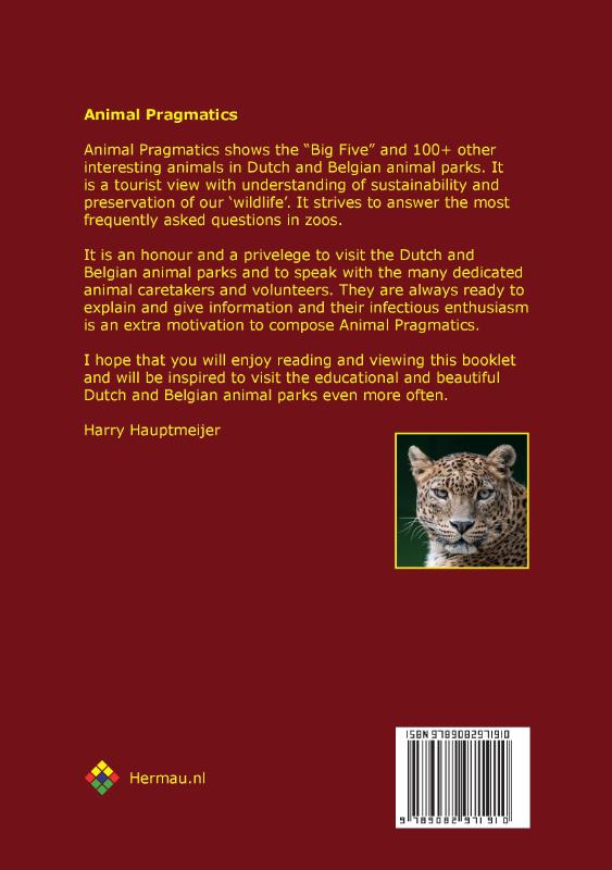 Achterkant van Animal Pragmatics