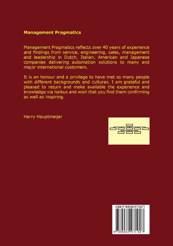 Achterkant van Management Pragmatics