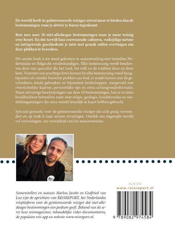 Achterkant van Niet-alledaagse bestemmingen