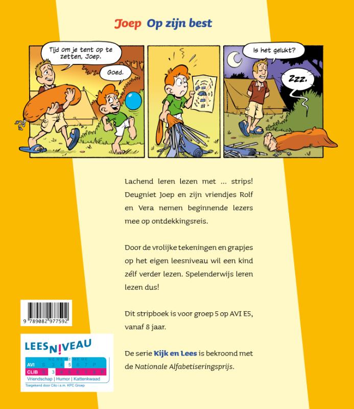 Achterkant van Op zijn best