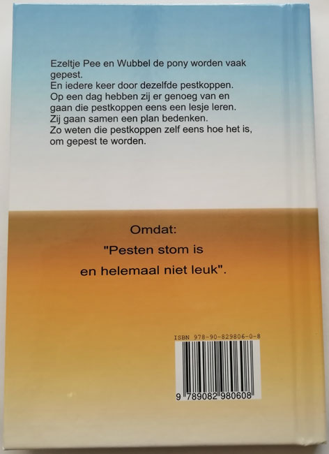 Achterkant van Pee en Wubbel