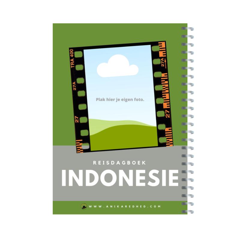 Achterkant van Reisdagboek Indonesië