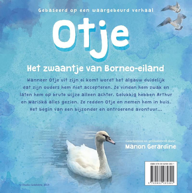 Achterkant van Otje