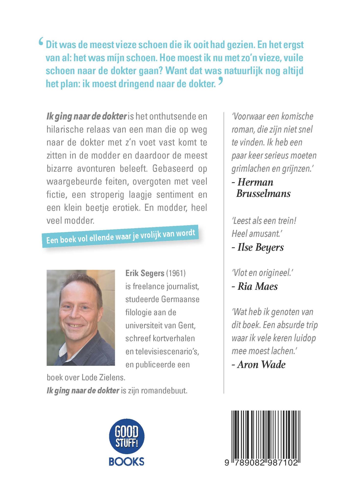 Achterkant van Ik ging naar de dokter