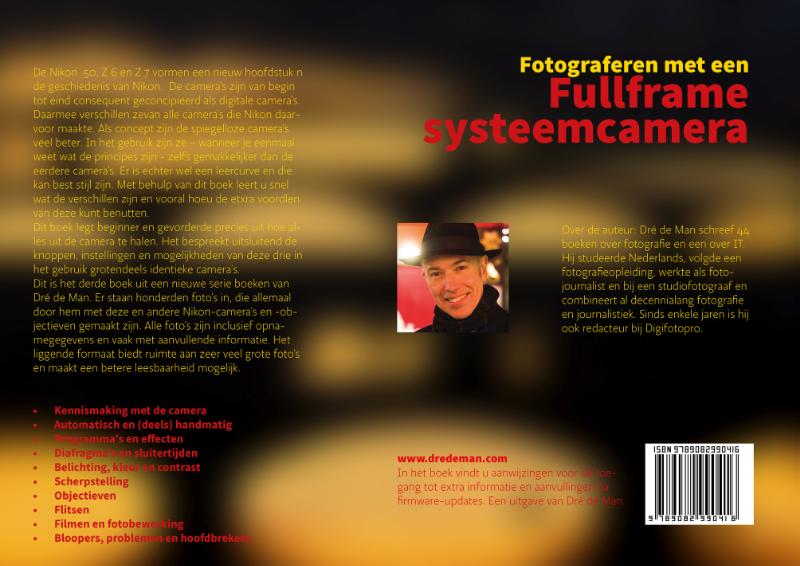 Achterkant van Fotograferen met een fullframe systeemcamera