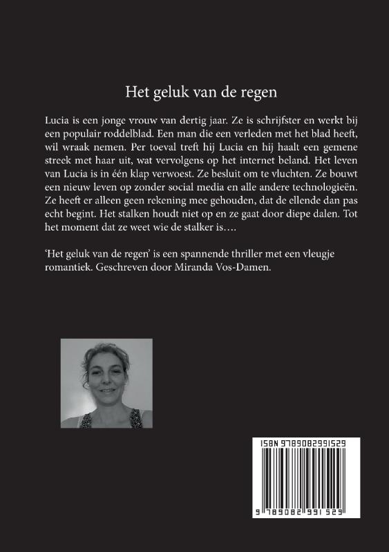 Achterkant van Het geluk van de regen