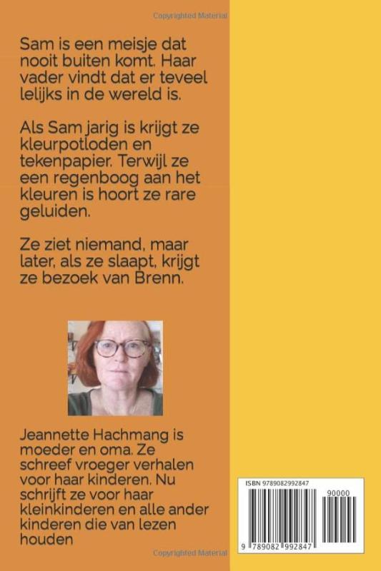 Achterkant van Sam en Brenn