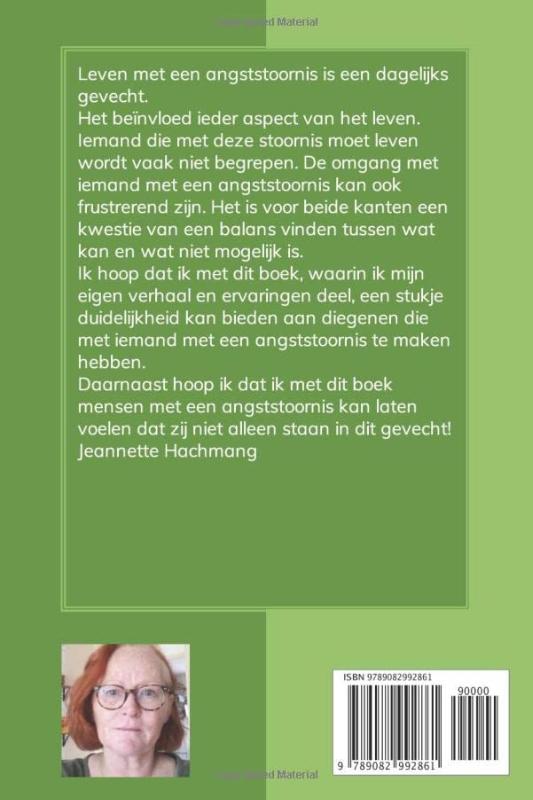 Achterkant van Gevangen door een angststoornis