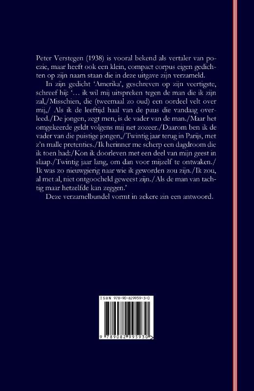 Achterkant van Verzamelde gedichten