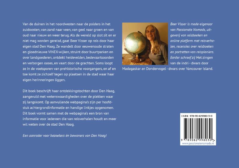Achterkant van De blauwe bol