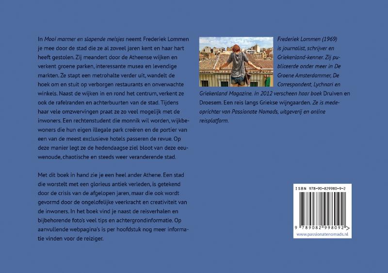 Achterkant van Mooi marmer en slapende meisjes