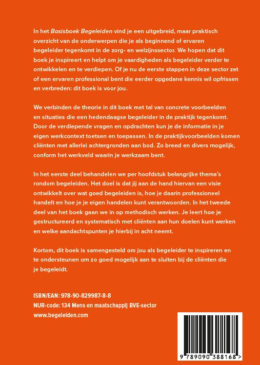 Achterkant van Basisboek begeleiden