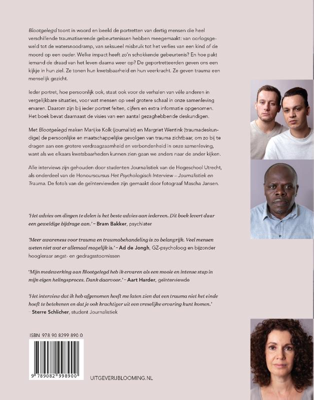 Achterkant van Blootgelegd