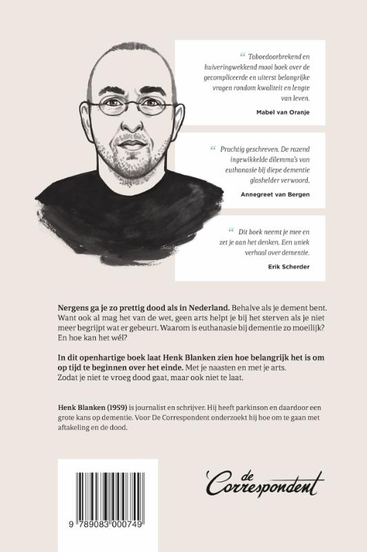 Achterkant van Beginnen over het einde