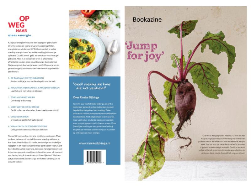 Achterkant van Op weg naar meer energie + Bookazine Mooi Eten