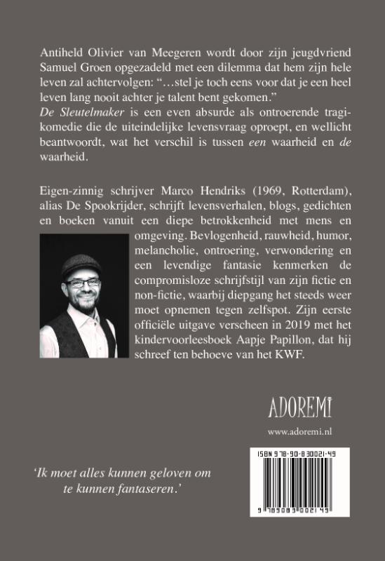 Achterkant van De sleutelmaker