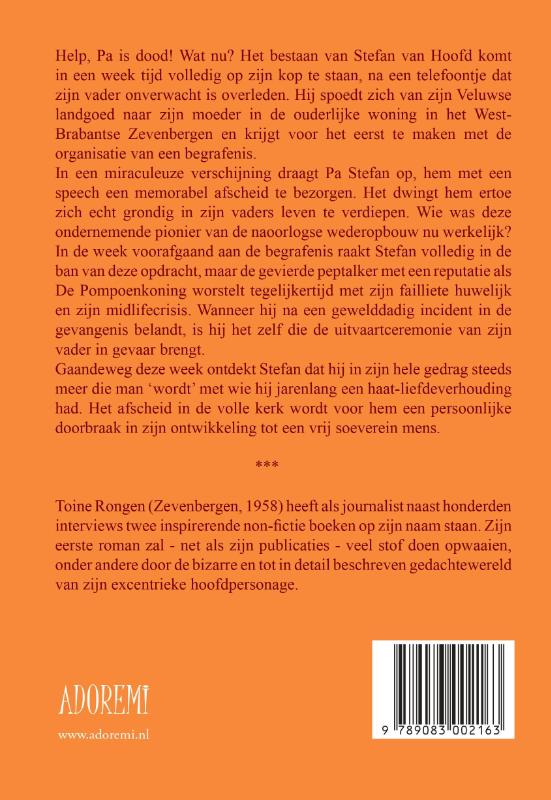 Achterkant van De Speech van de Pompoenzoener